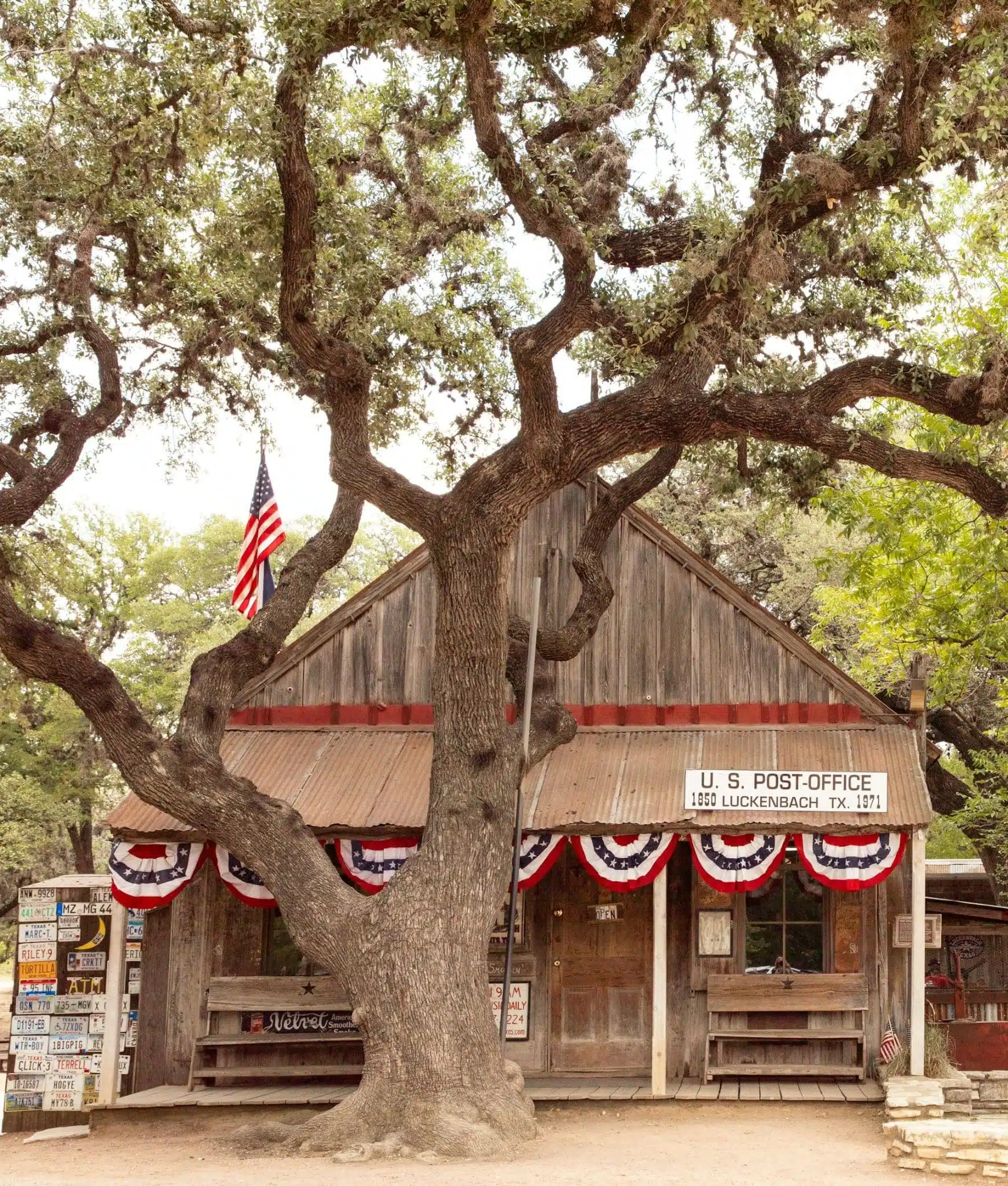 US Post Office in Luckenbach, Texas